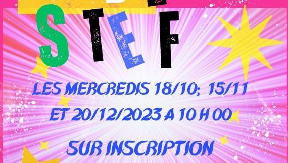 Ateliers Création de Steph Le mercredi à 10h, une fois par mois